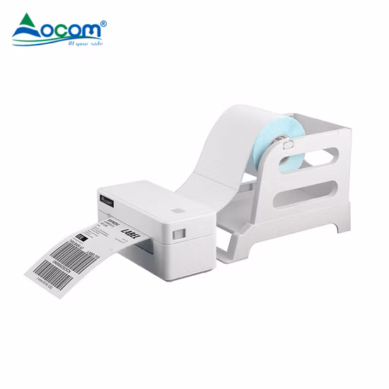 Barcode Label Printer Portable White Plastic Housing New Model Printer Ocbp-018